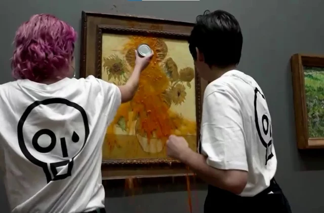 Soup Splash on Van Gogh Artwork Just Hours After Duo Sentenced