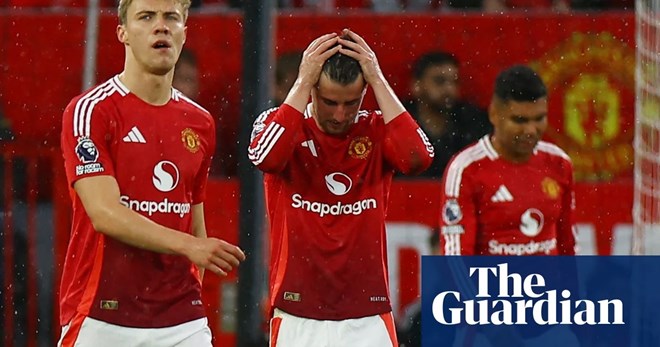 Tottenham humiliate Manchester United as Bruno Fernandes sent off