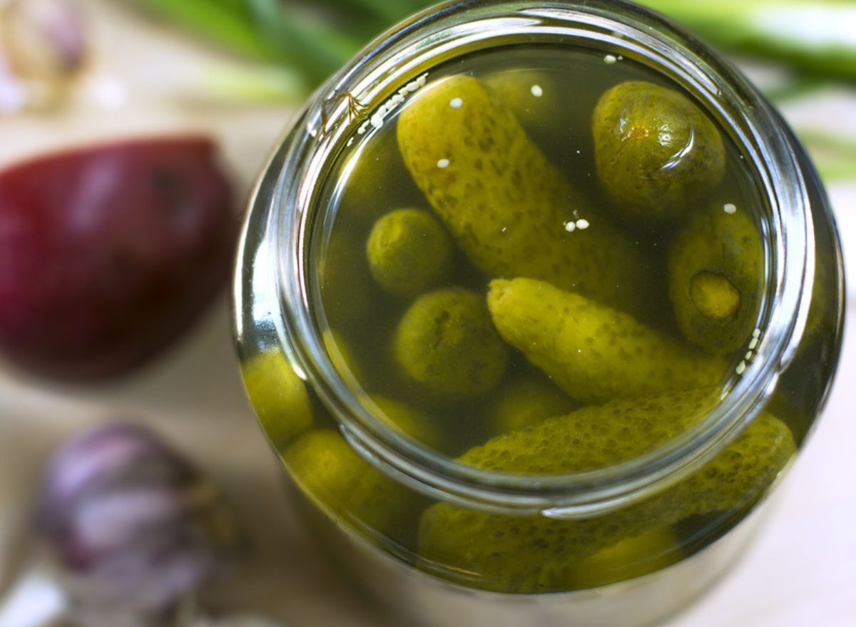 canned pickles