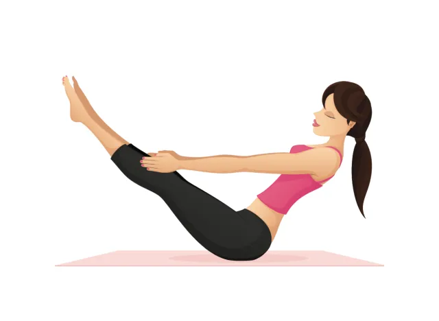 5 effective yoga poses for reducing belly fat 19 boat posing