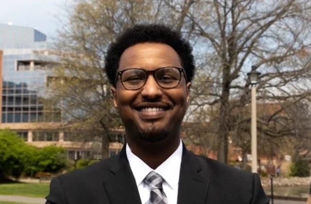 Abdullahi Abdalla focuses on championing educators and mental health in his campaign for the Alexandria school board.