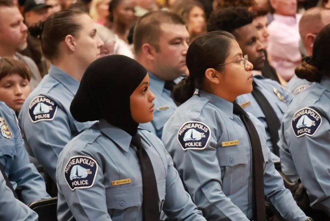 New Minneapolis police recruits include first Somali American woman, first non-U.S. citizen