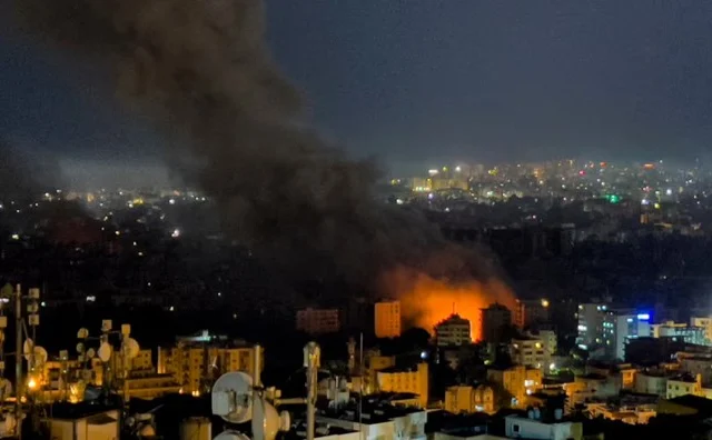 Israel launches a fierce assault on Hezbollah’s enclave in southern Beirut.