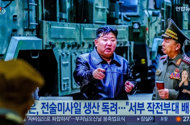 North Korea warns of nuclear retaliation in response to any aggression.