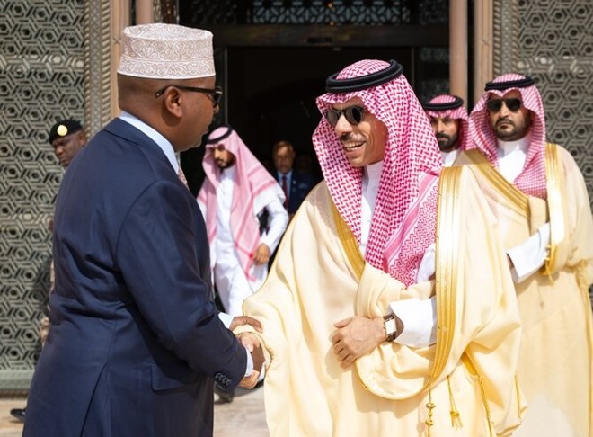 Saudi FM receives Somali counterpart in Riyadh