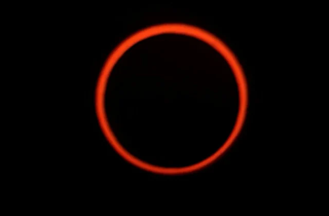 Witness the ‘Ring of Fire’ Solar Eclipse as it Envelops the Sun Over the Pacific Ocean