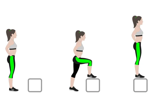 illustration of step-ups