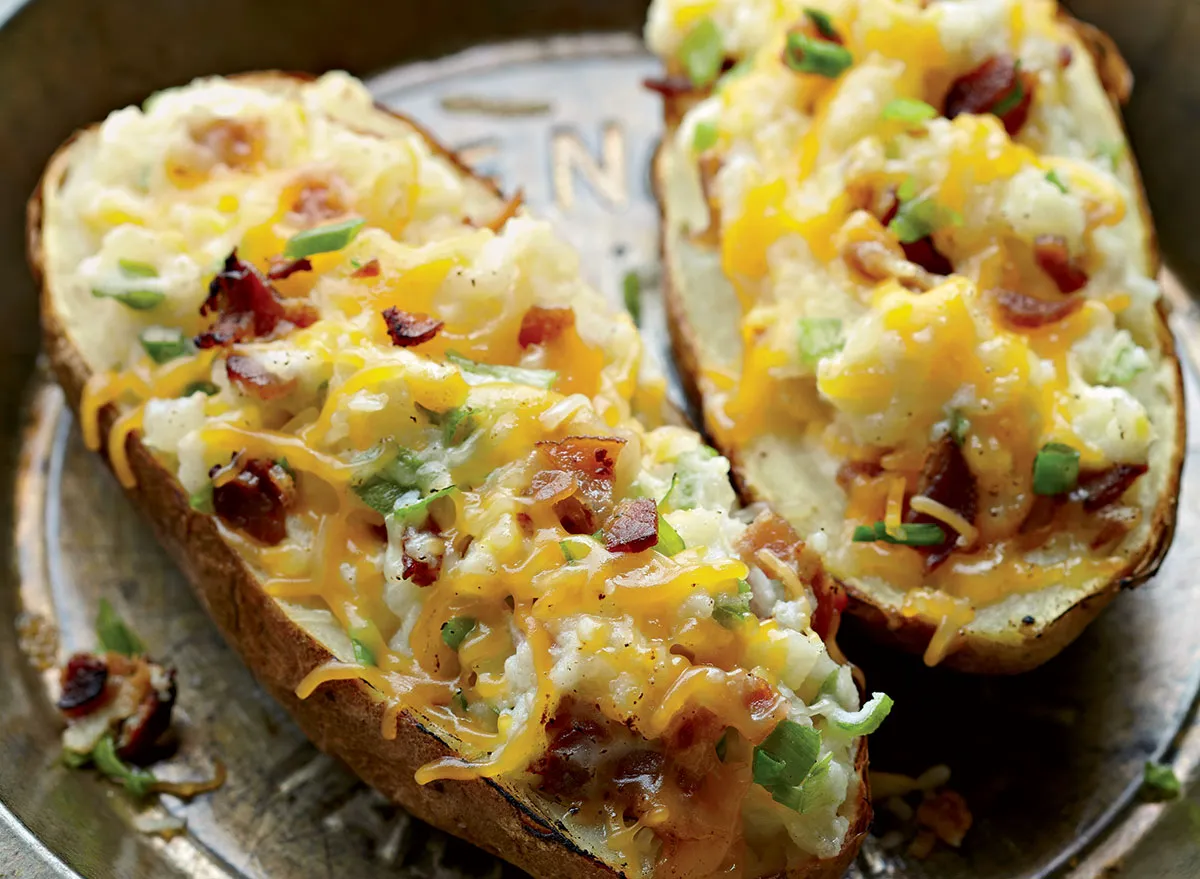 fresh twice baked potatoes