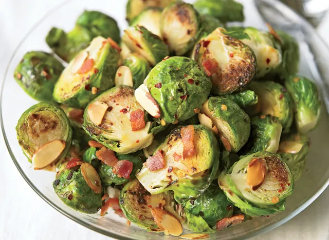 healthy brussels and bacon