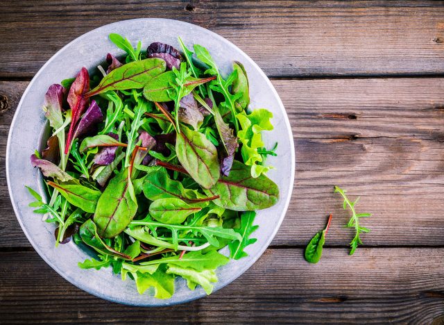 leafy green salad