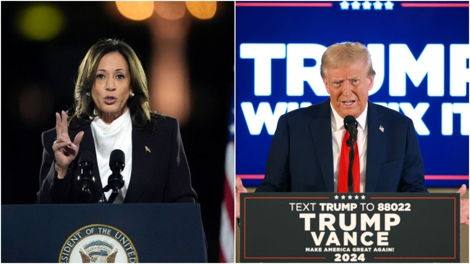 Harris and Trump make their final pitches to voters