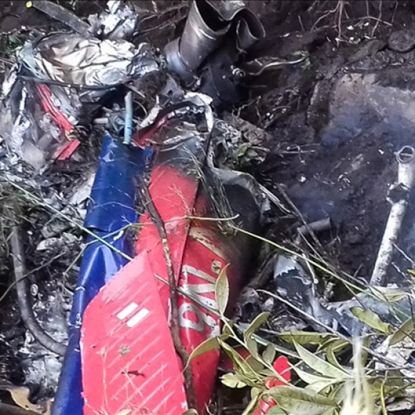 Helicopter from the Ethiopian Air Force Crashes in Bahir Dar