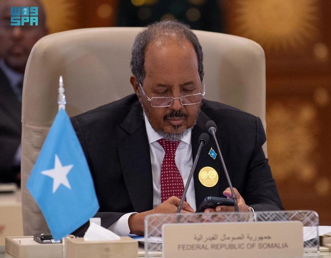 Somali President reaffirms support for Palestinian people, urges immediate ceasefire