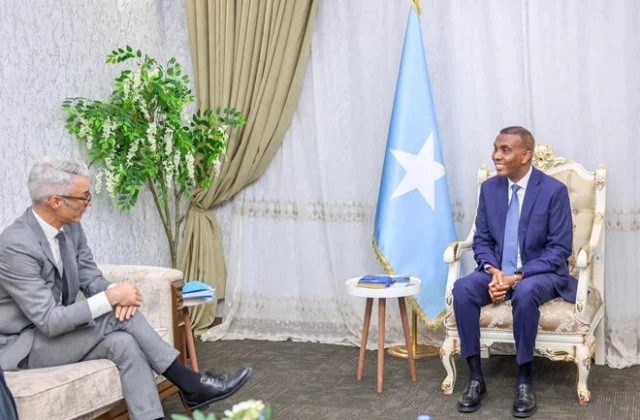 Somali Prime Minister Welcomes EU’s Deputy Head for African Affairs