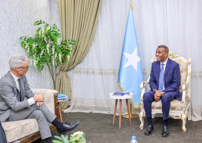 Somali Prime Minister receives EU Deputy Managing Director for Africa