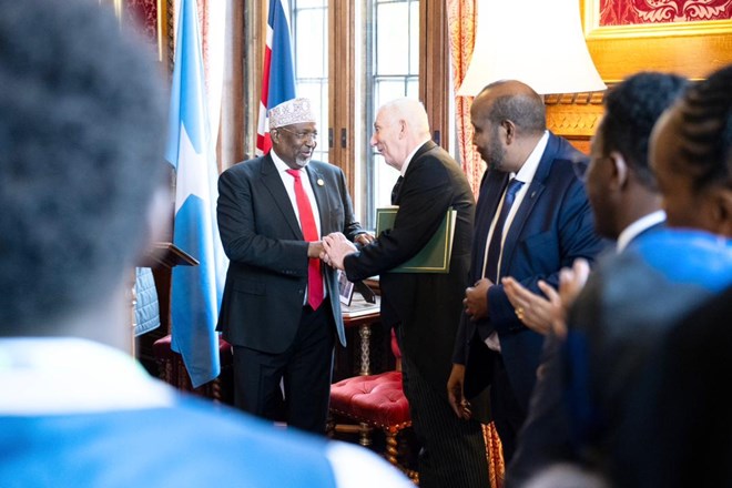 Somali and UK Parliament Speakers discuss strengthening bilateral relations in London
