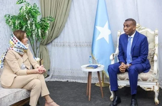 Somalia’s Prime Minister Hamza Welcomes Slovenia’s Deputy Prime Minister