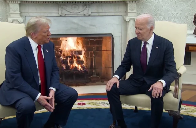 Trump and Biden Engage in Conversations About Ukraine and the Middle East During White House Gathering