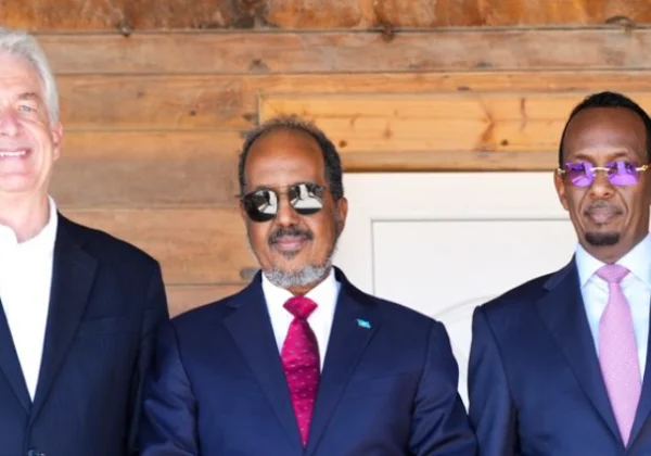 What Topics Did the CIA Director Discuss with President Hassan Sheikh in Somalia?