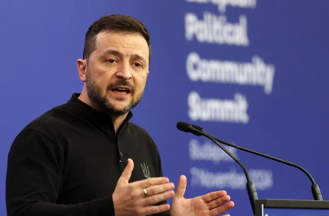 Zelensky of Ukraine Aims for Diplomatic Resolution to Conflict by Next Year