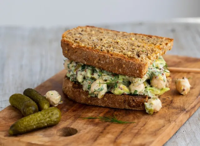 chickpea salad sandwich