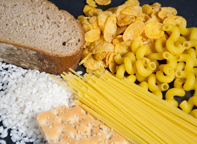 refined carbohydrates such as pasta bread flour and crackers