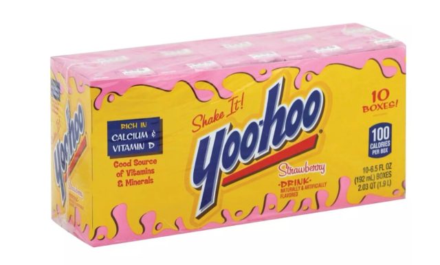 yoo-hoo strawberry drink