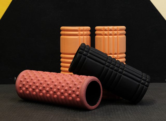 foam rollers used for muscle recovery