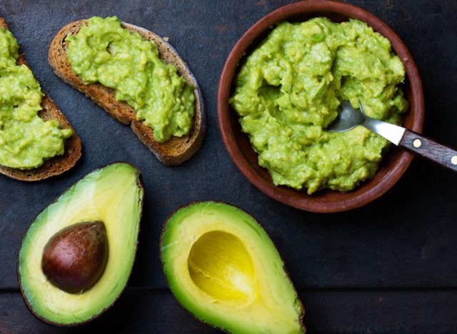 avocado, guacamole, toast