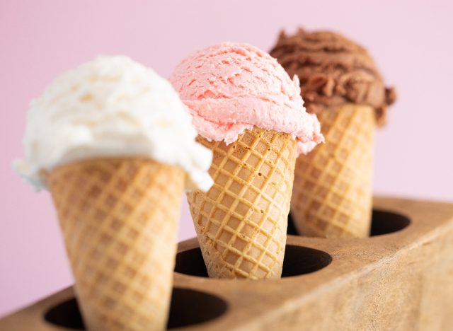 ice cream cones