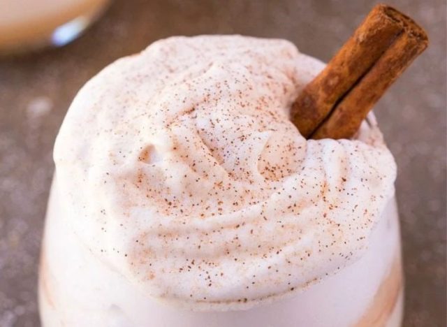 cinnamon roll protein shake