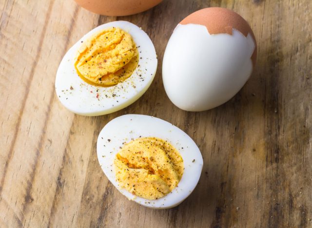 hard-boiled eggs