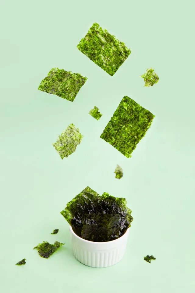 seaweed and edamame