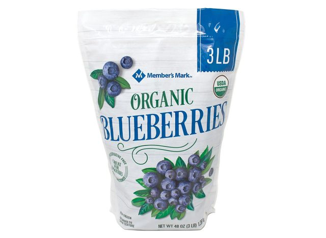 member's mark organic blueberries