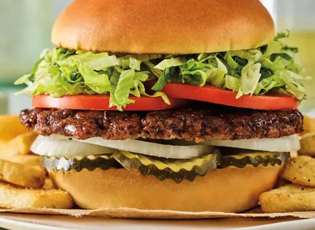 red robin keep it simple beef burger