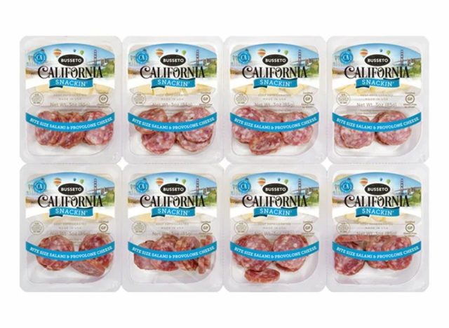 10 costco products to help you reduce body fat percentage in just one month 1 busseto california snackin 'bite size salami & provolone cheese