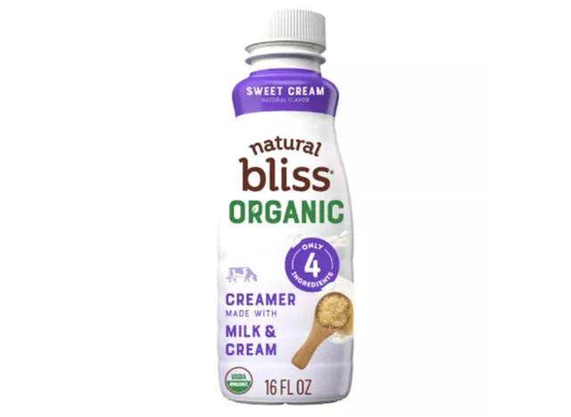 sweet cream flavored organic coffee cream