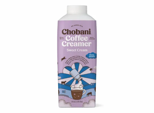 chobani sweet cream coffee creamer