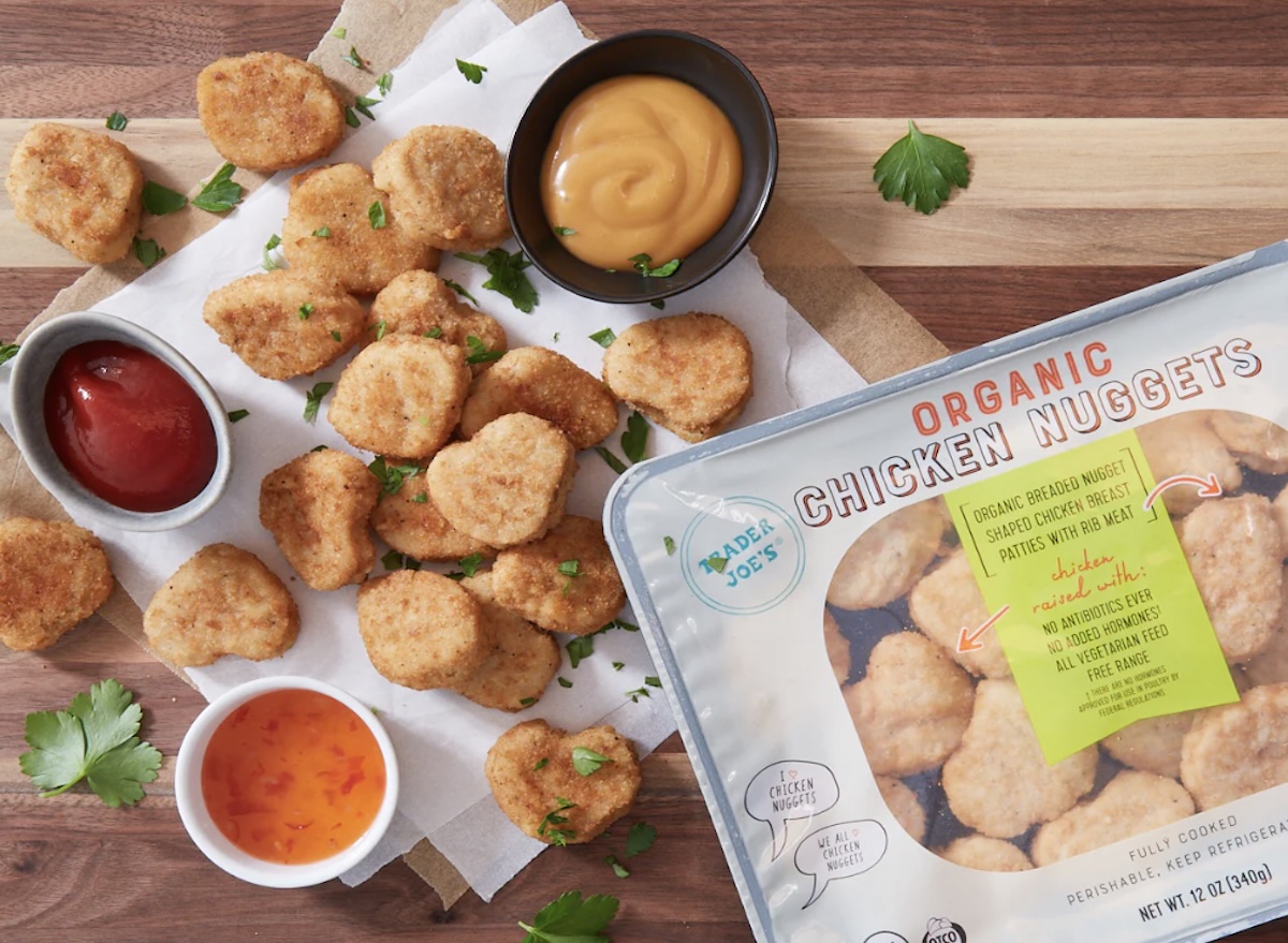 trader joe's organic chicken nuggets