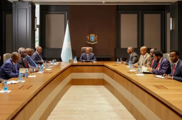 Somali Leader Meets Sudanese Intelligence Head to Strengthen Security Ties