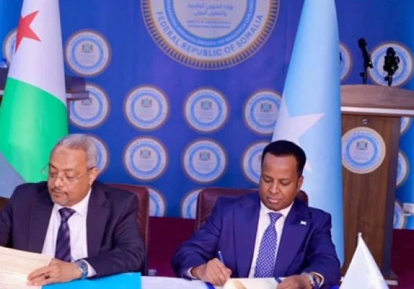 Somalia and Djibouti Sign Political Cooperation Pact to Strengthen Relations