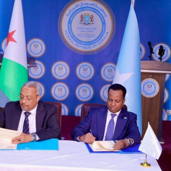 Somalia and Djibouti Sign Political Cooperation Pact to Strengthen Relations