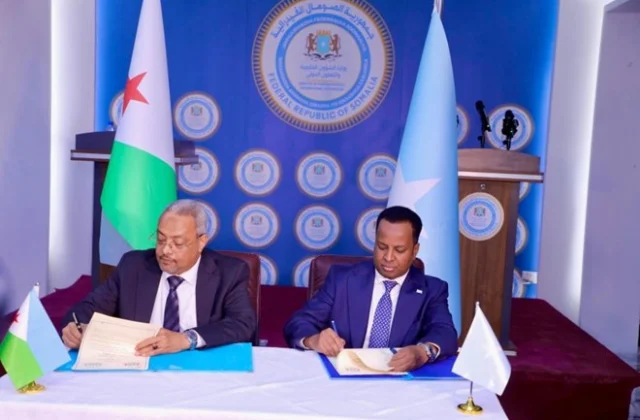 Somalia and Djibouti sign MoU to deepen bilateral political dialogue