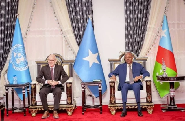UN Envoy James Swan Engages South West State Leaders on Security and Elections