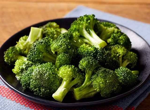 steamed broccoli