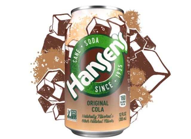 hansen's original soft drink can