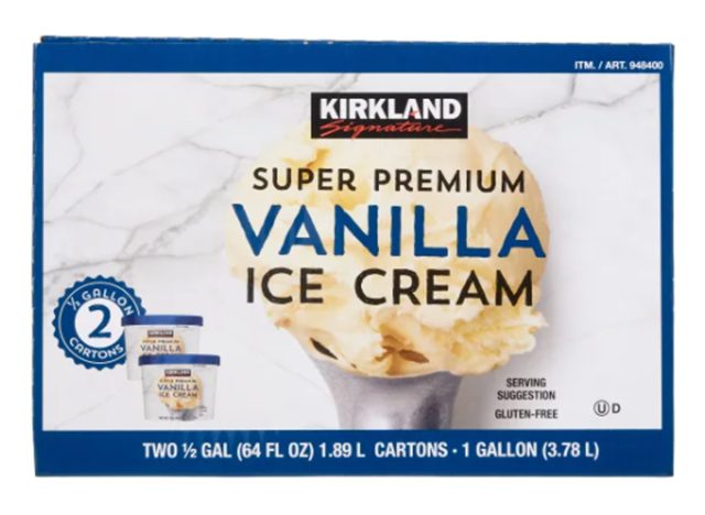 kirkland signature super premium vanilla ice cream