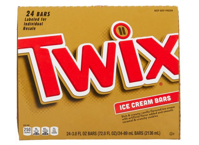 twix ice cream bars