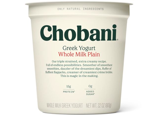 chobani non-fat plain