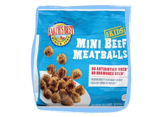 earth's best mini -cut meatballs